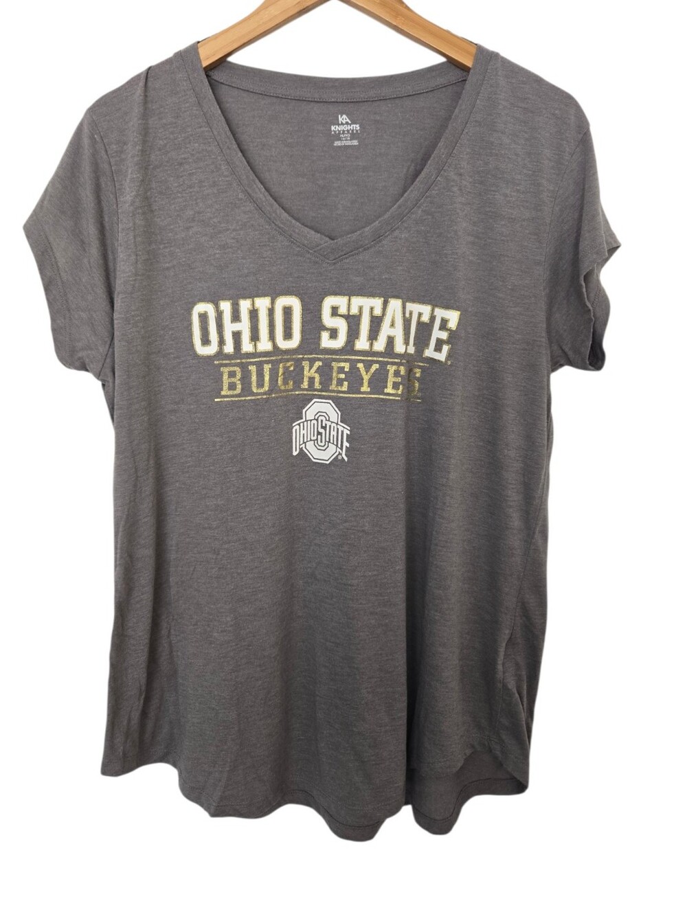 Knights Apparel Ohio State Buckeyes V-Neck Tee – Women’s XL